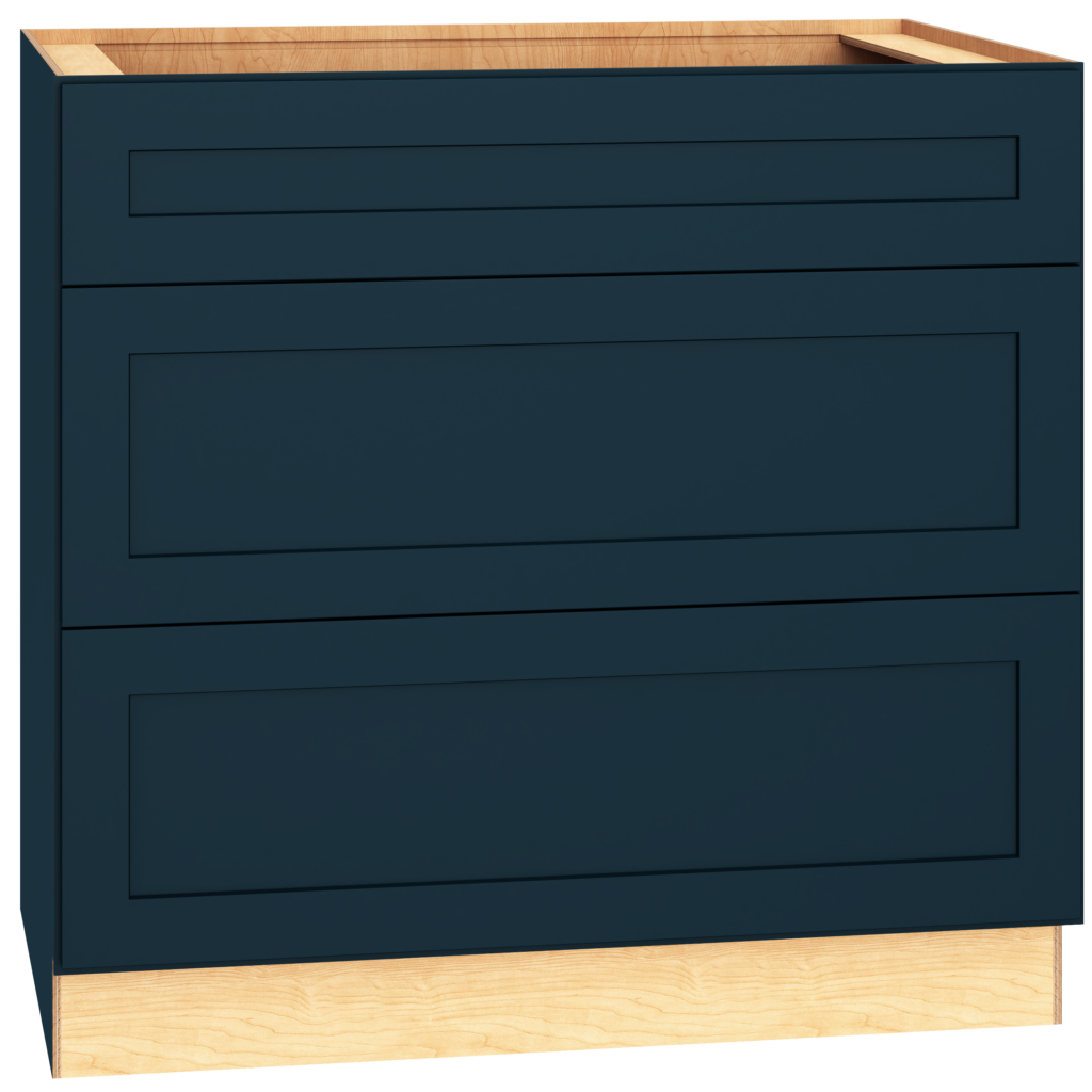 36" 3 Drawer Base