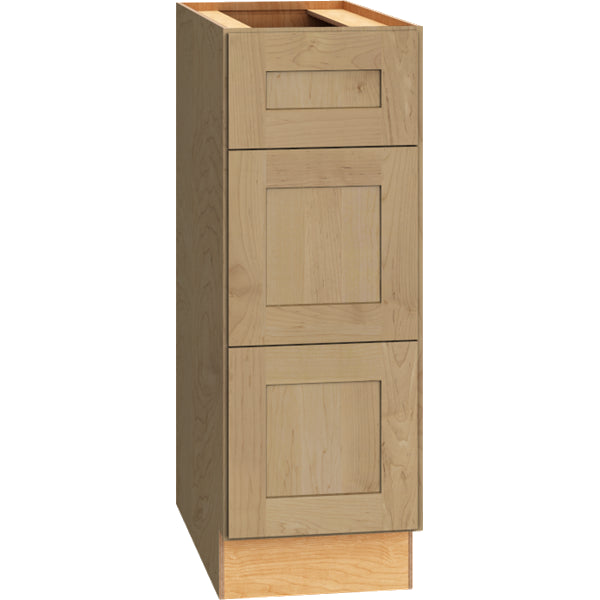 12" 3 Drawer Base