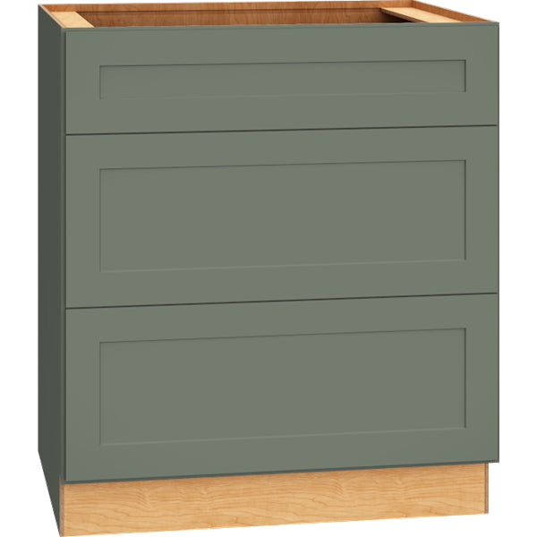 30" 3 Drawer Base